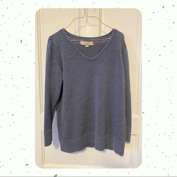 LOFT Sweaters - Loft blue sweater. Size medium.